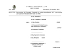 30/12: Convocazione del Consiglio Comunale